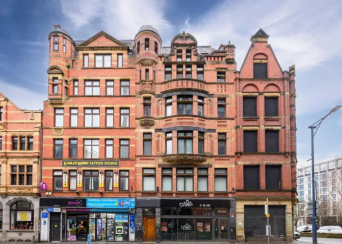 1 Bed Shudehill Flat Sleeps 4 City Centre